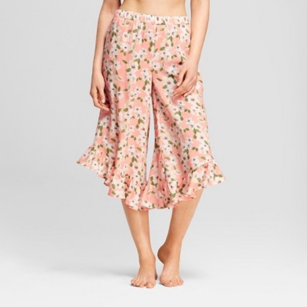 Gilligan & O’Malley Ruffle Crop Pajama Pants